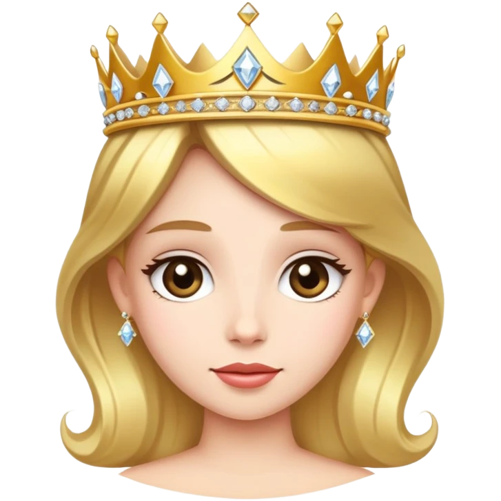 princess with crown and tiara emoji