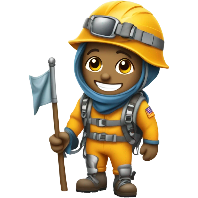 Mountaineer mascot emoji