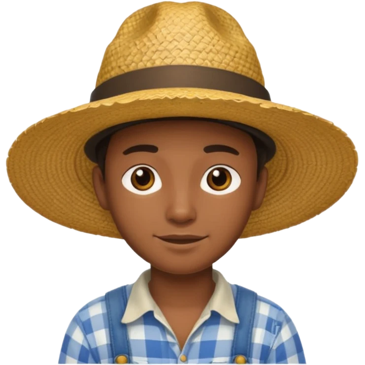 young black farmer emoji