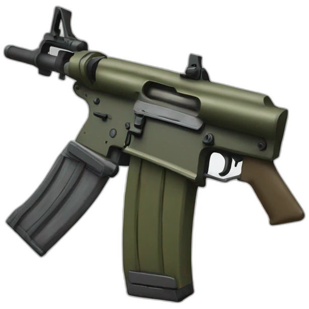 M16 avec un cœur emoji