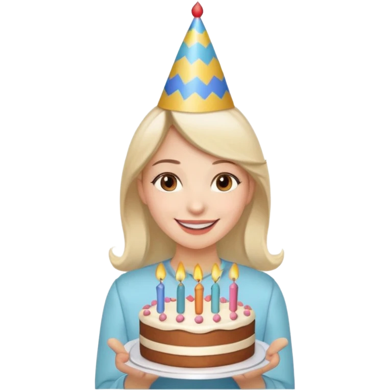 Birthday woman emoji