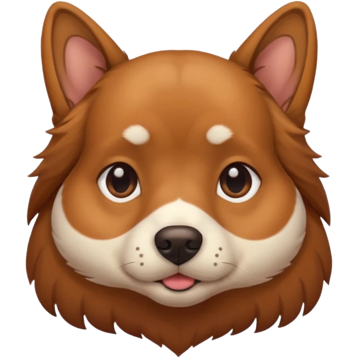 Dog with a side eye emoji