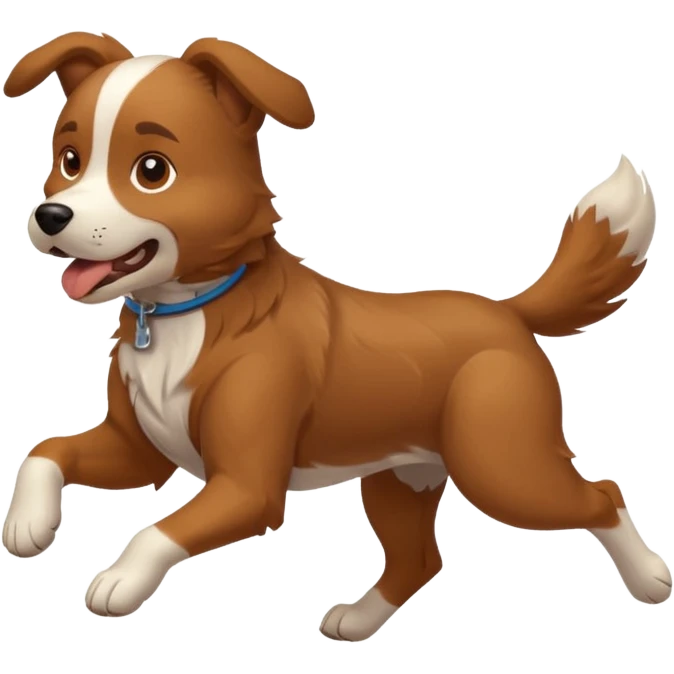 dog running emoji