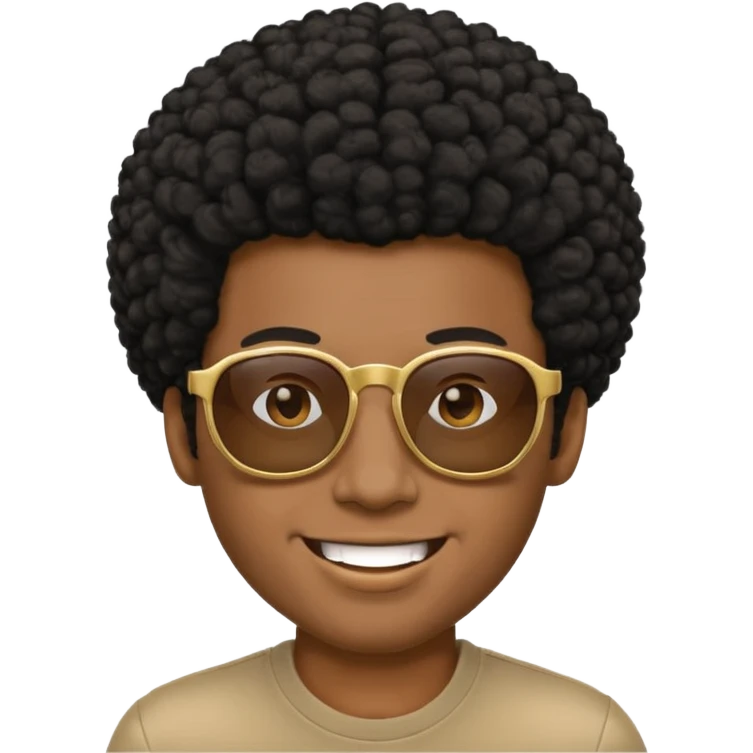 black afro guy emoji emoji
