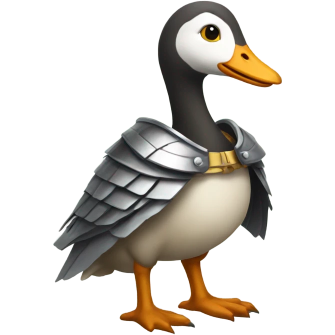 Goose knight emoji