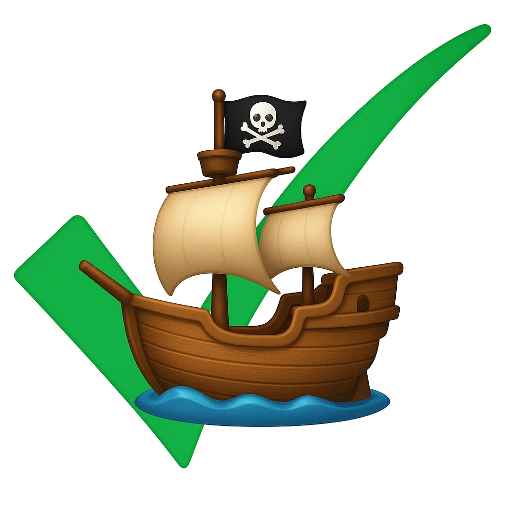 pirate ship emoji