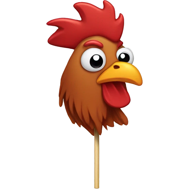 rooster lollipop emoji
