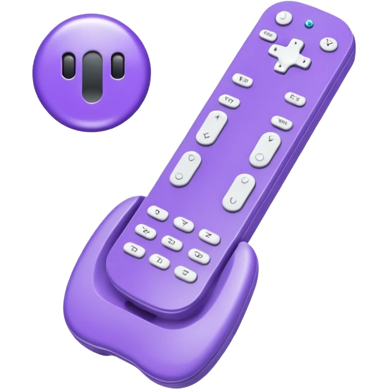 lavender purple wii remote emoji