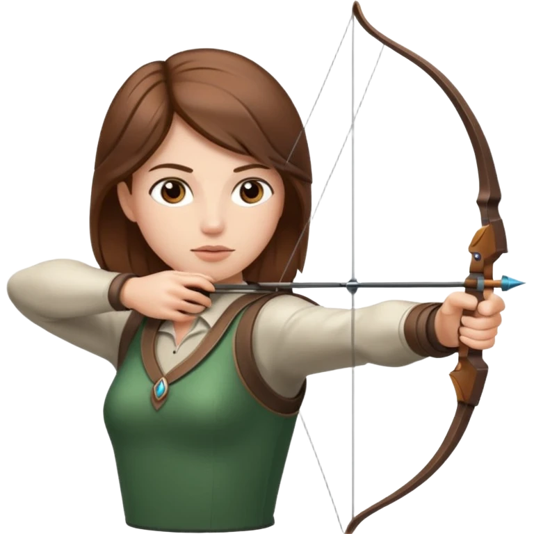 un archer  une cible emoji