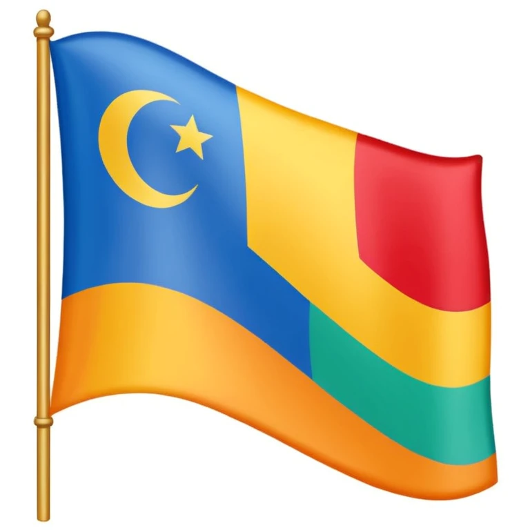
Drapeau gitan emoji