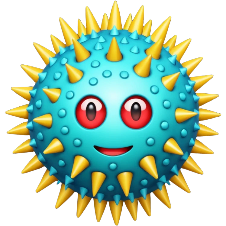  virus with many emoji