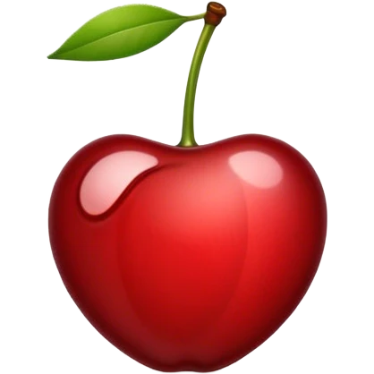 cherry sliced emoji