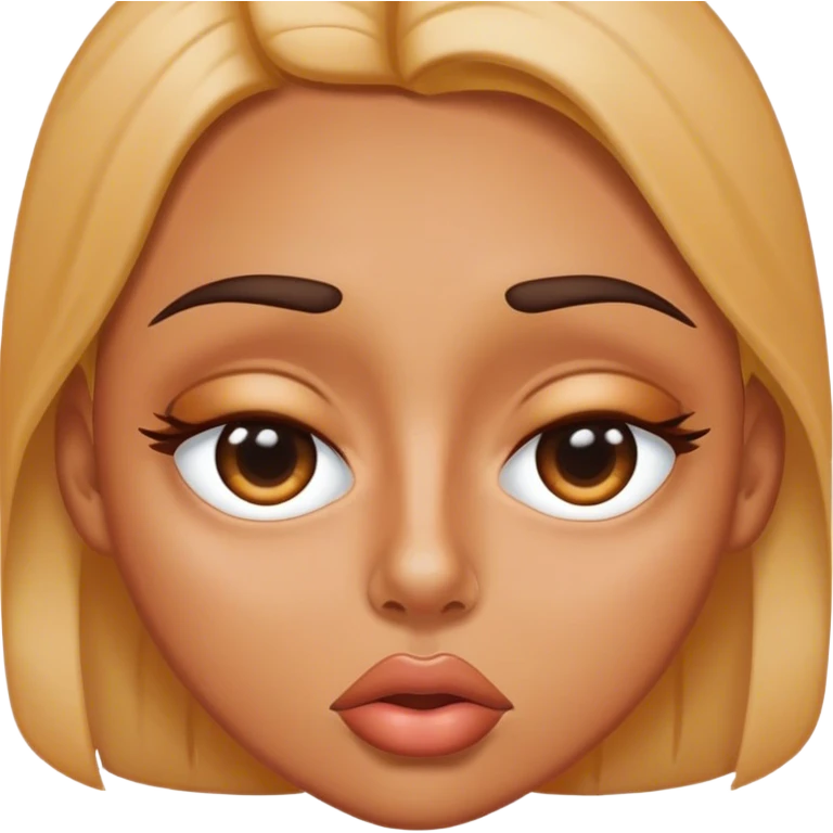 rolling eyes poking lips emoji