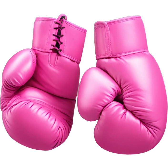 pink boxing gloves  emoji