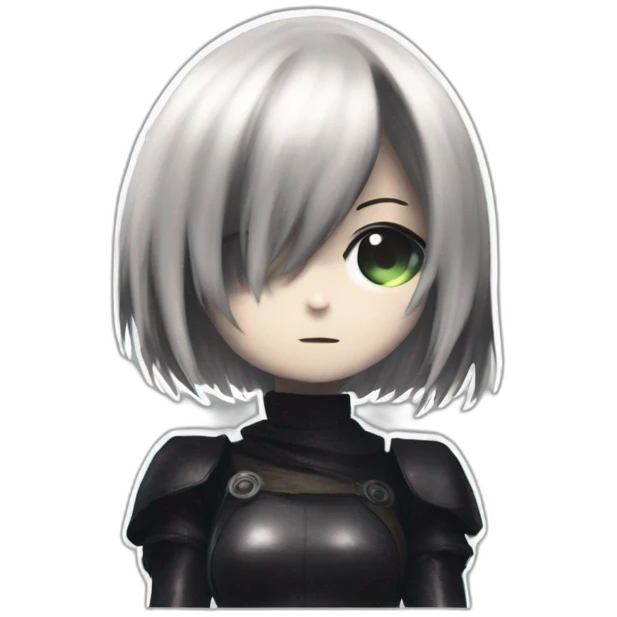 nier automata 2b flushing emoji
