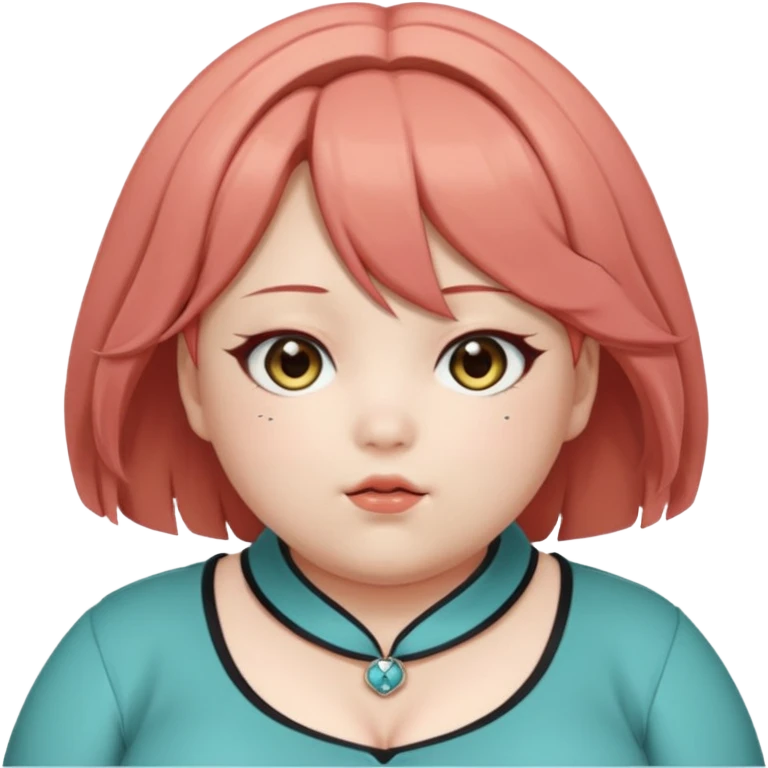 fat kasane teto from vocaloid OBESE emoji