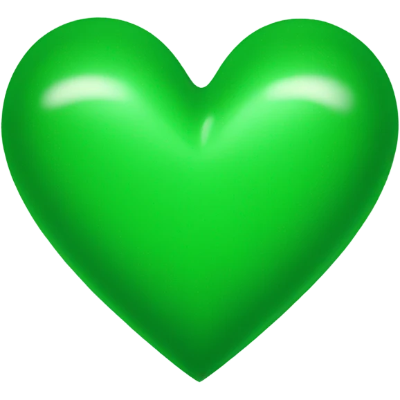 green heart emoji