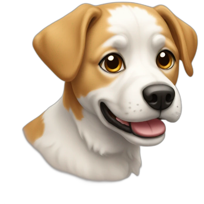Chien avec pouce en l’air  emoji