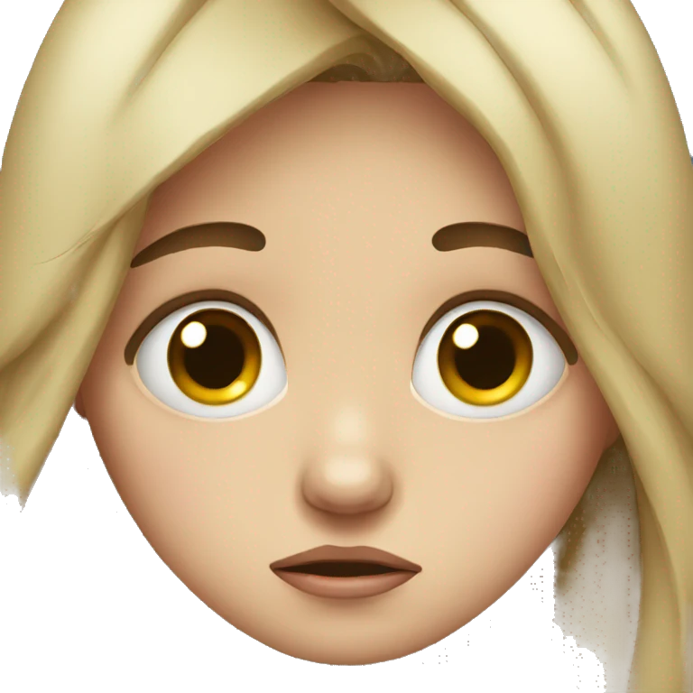 Crying girl emoji