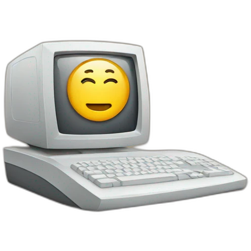 computer says thanks emoji