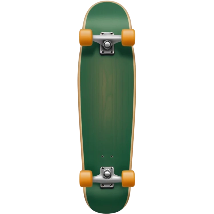 dark green skateboard vertical emoji