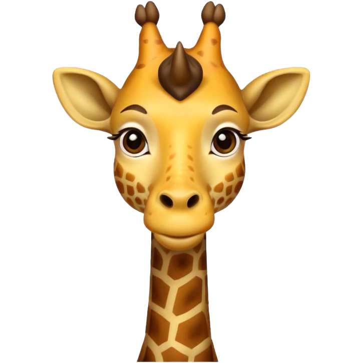 king giraffe emoji
