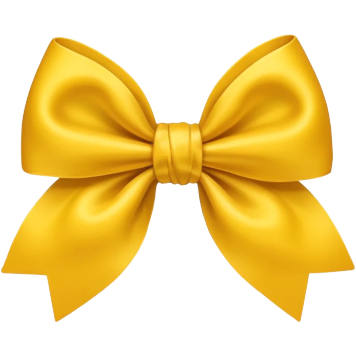 Yellow Bow emoji