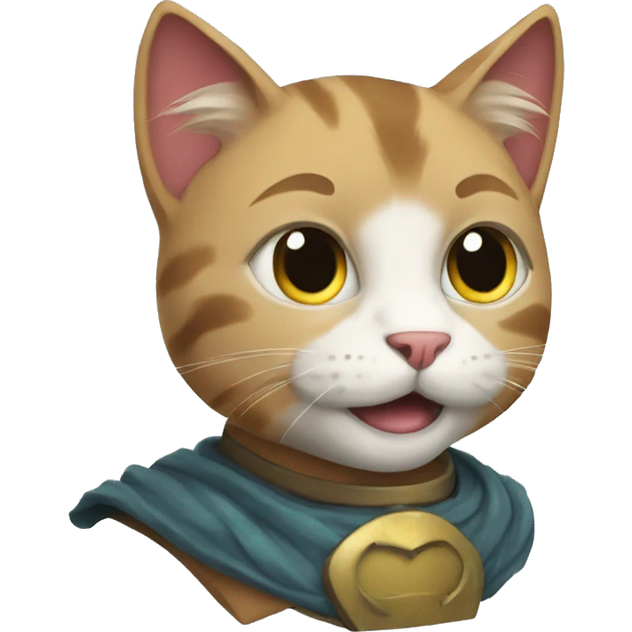 Suer hero cat emoji