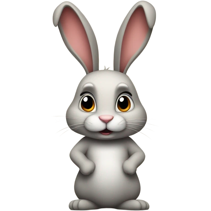 Bunny saying no emoji