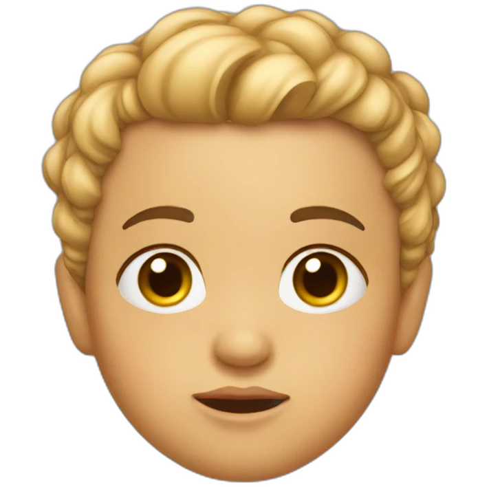 bebe con cabeza gorda emoji