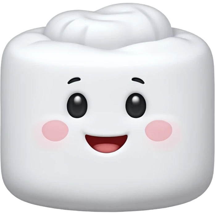 cute animated marshmallow emoji