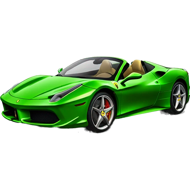 Ferrari verde emoji
