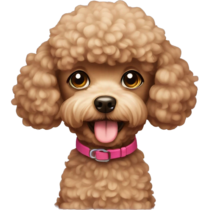 Toy poodle  emoji