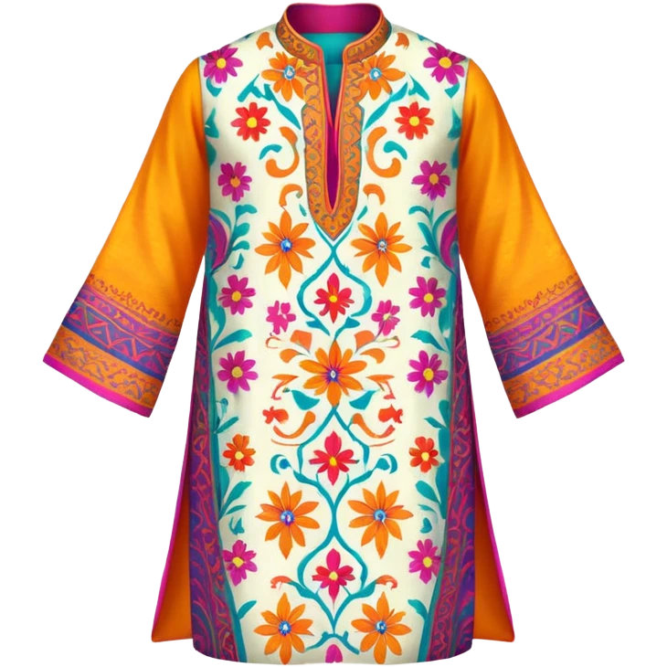 colorful kurta emoji