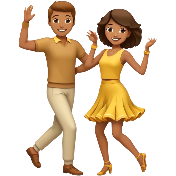 two people dancing emoji