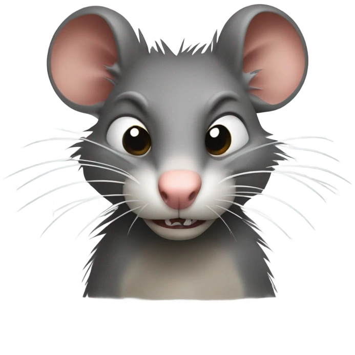 Angry rat  emoji