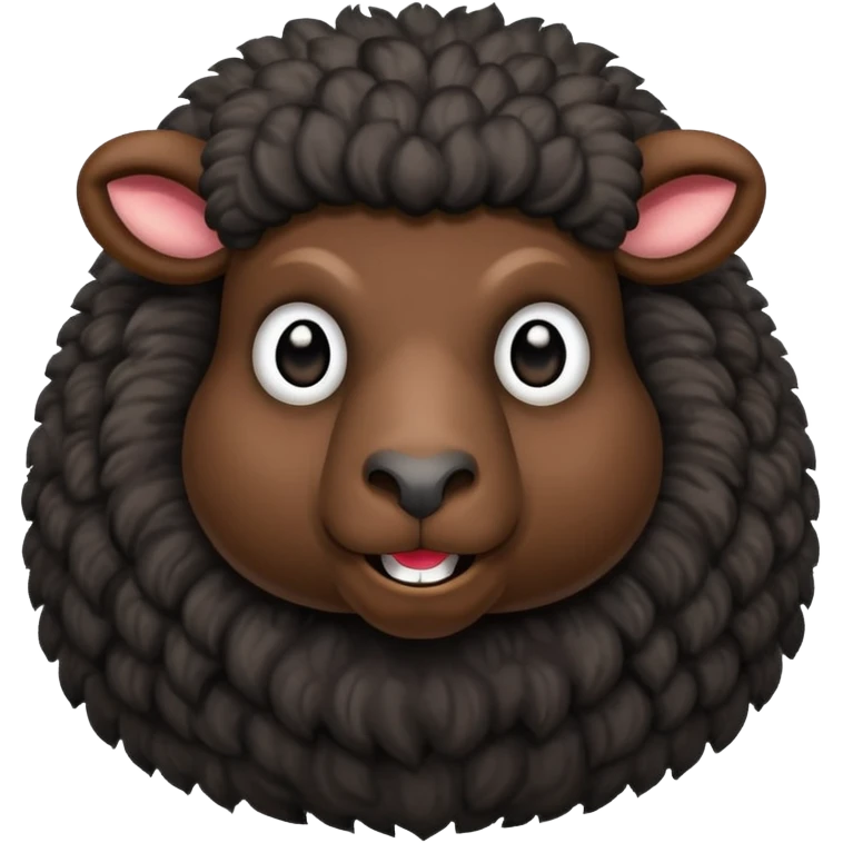 angery black sheep saying fuck you emoji