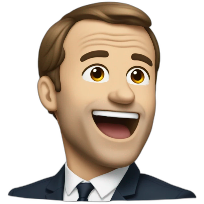 Macron qui danse la maquarena emoji