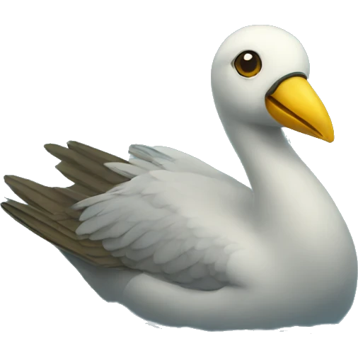 bird swim emoji