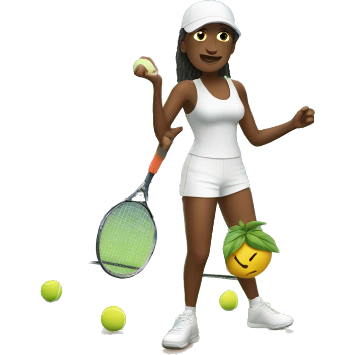tennis vacation emoji