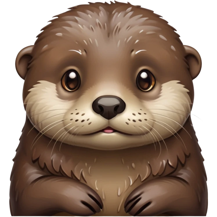 Sad otter emoji