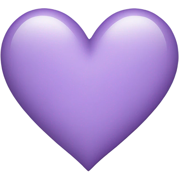 Light purple heart emoji