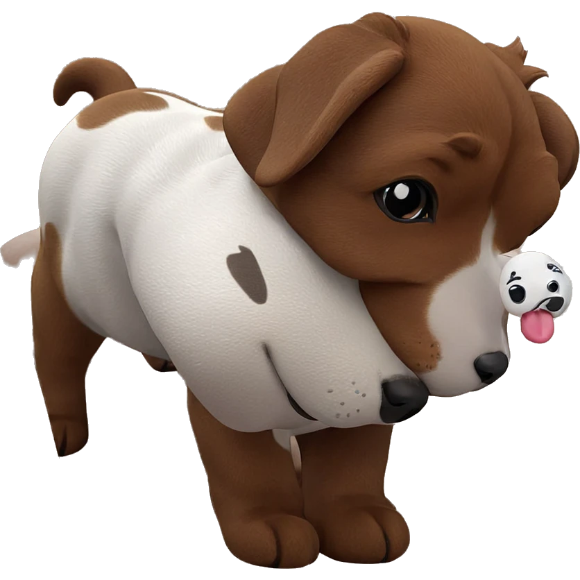 dog's heart full of love emoji