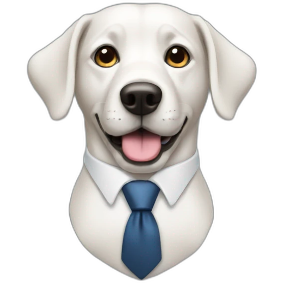 business-dog emoji