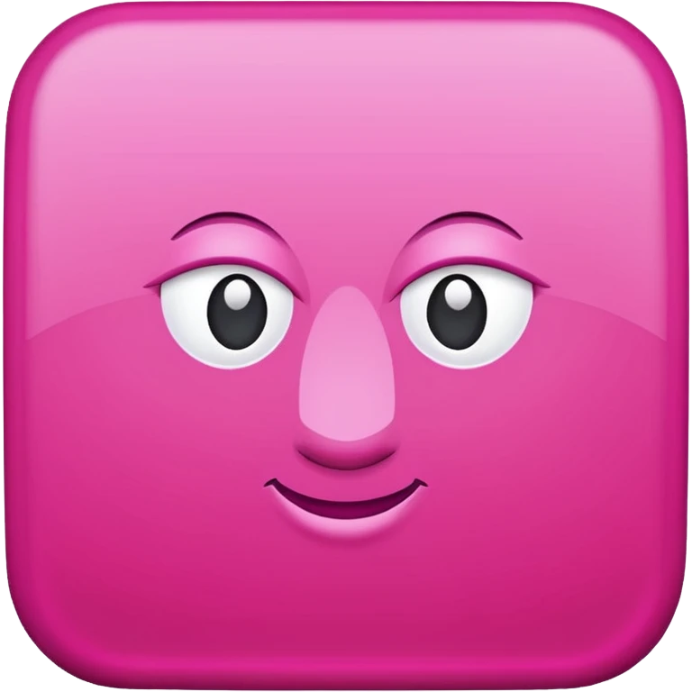 Pink Square emoji