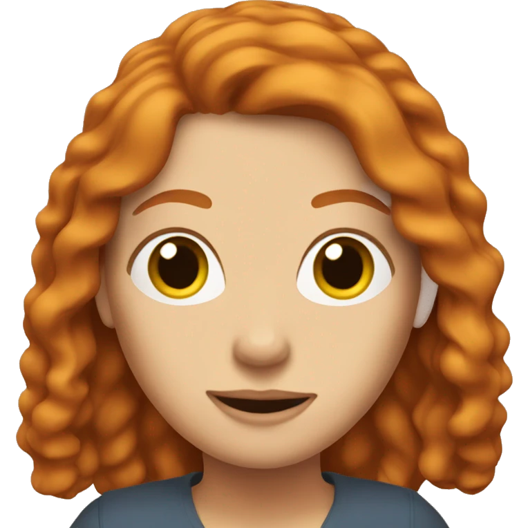 debbie gallagher with ginger hair emoji