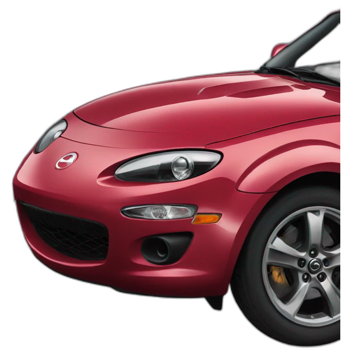 Mazda MX5 na emoji