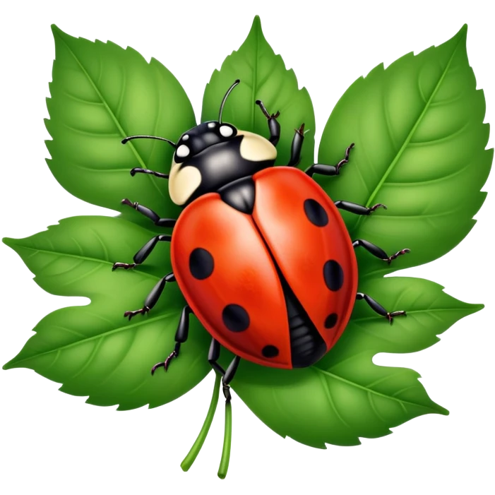 Lady bug emoji