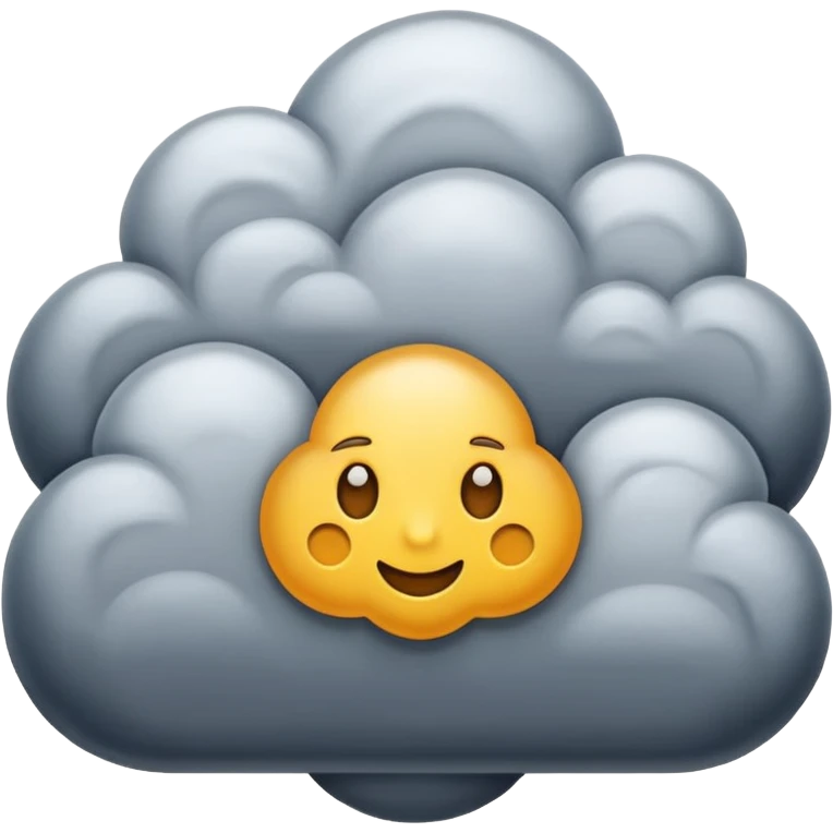 stormy clouds emoji