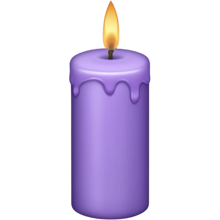 Lavender candle  emoji